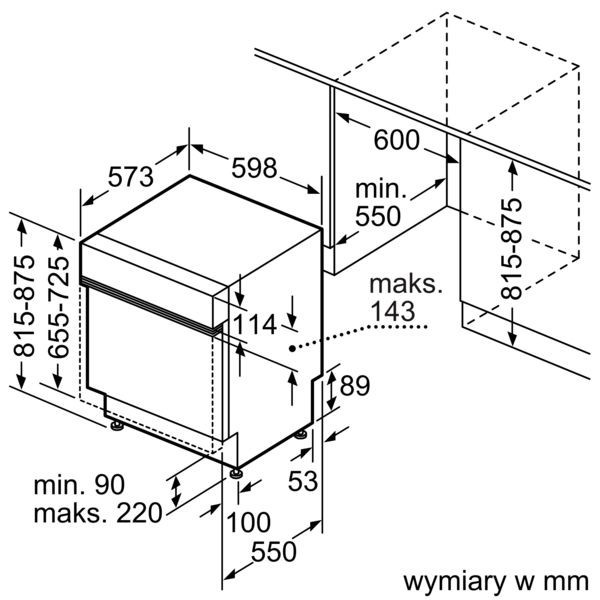 Zmywarka SMI4HAS19E Bosch - obrazek 3