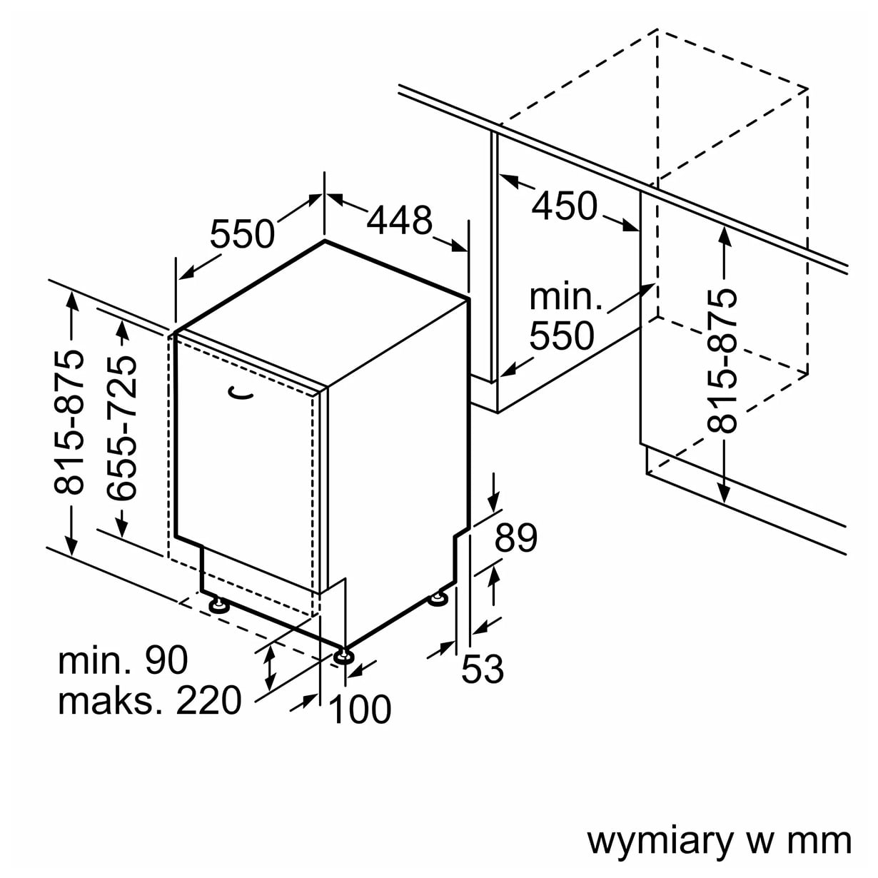 ZMYWARKA DO ZABUDOWY SR63HX65ME - obrazek 2