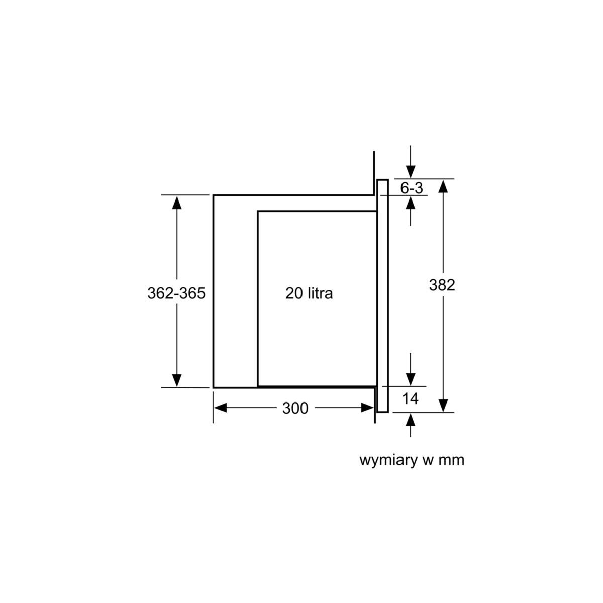 Kuchenka mikrofalowa Siemens BF520LMA1 iQ300 do zabudowy Czarny - obrazek 5