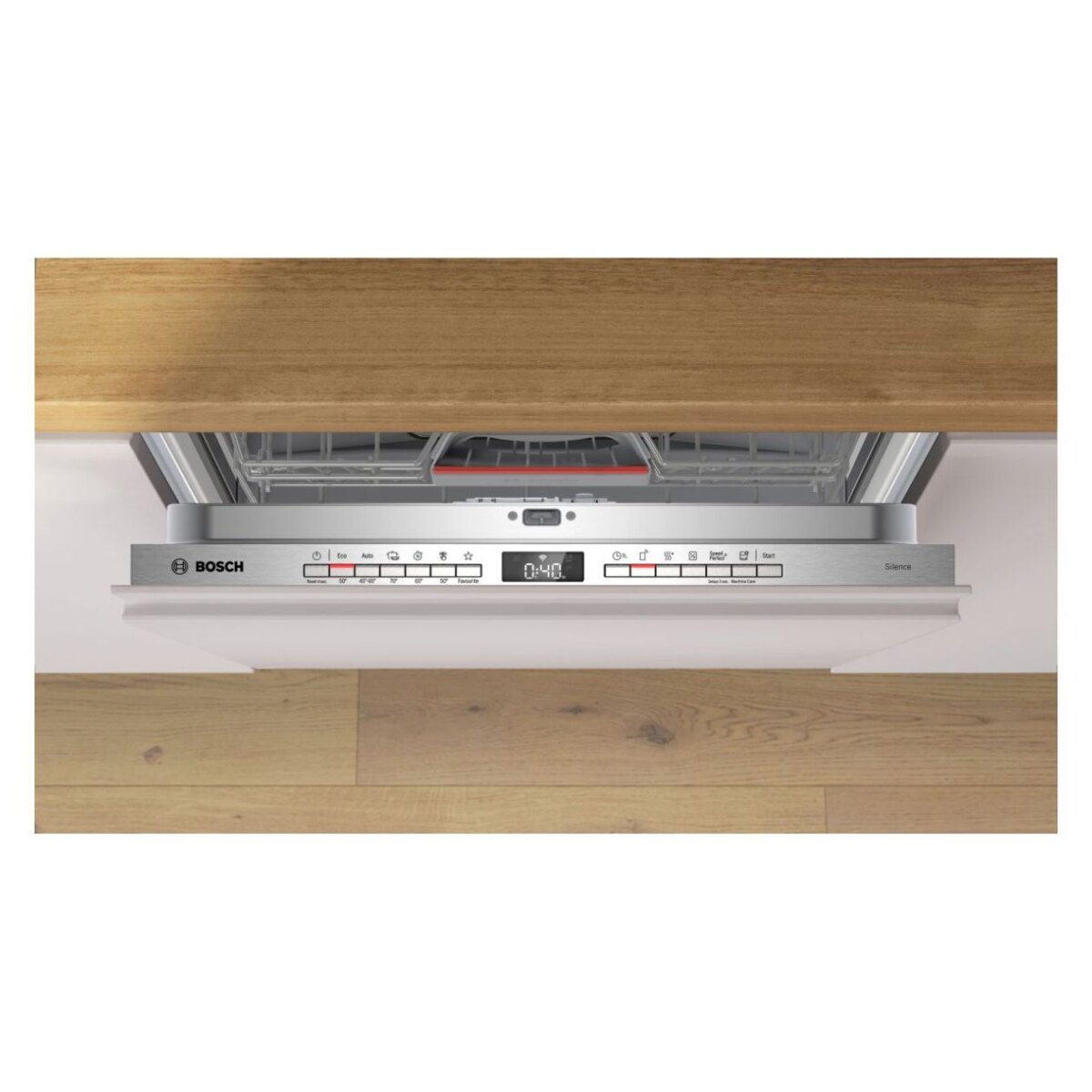 Zmywarka do zabudowy Bosch SMH4HVX14E Serie 4 60 cm w pełni zintegrowana - obrazek 4