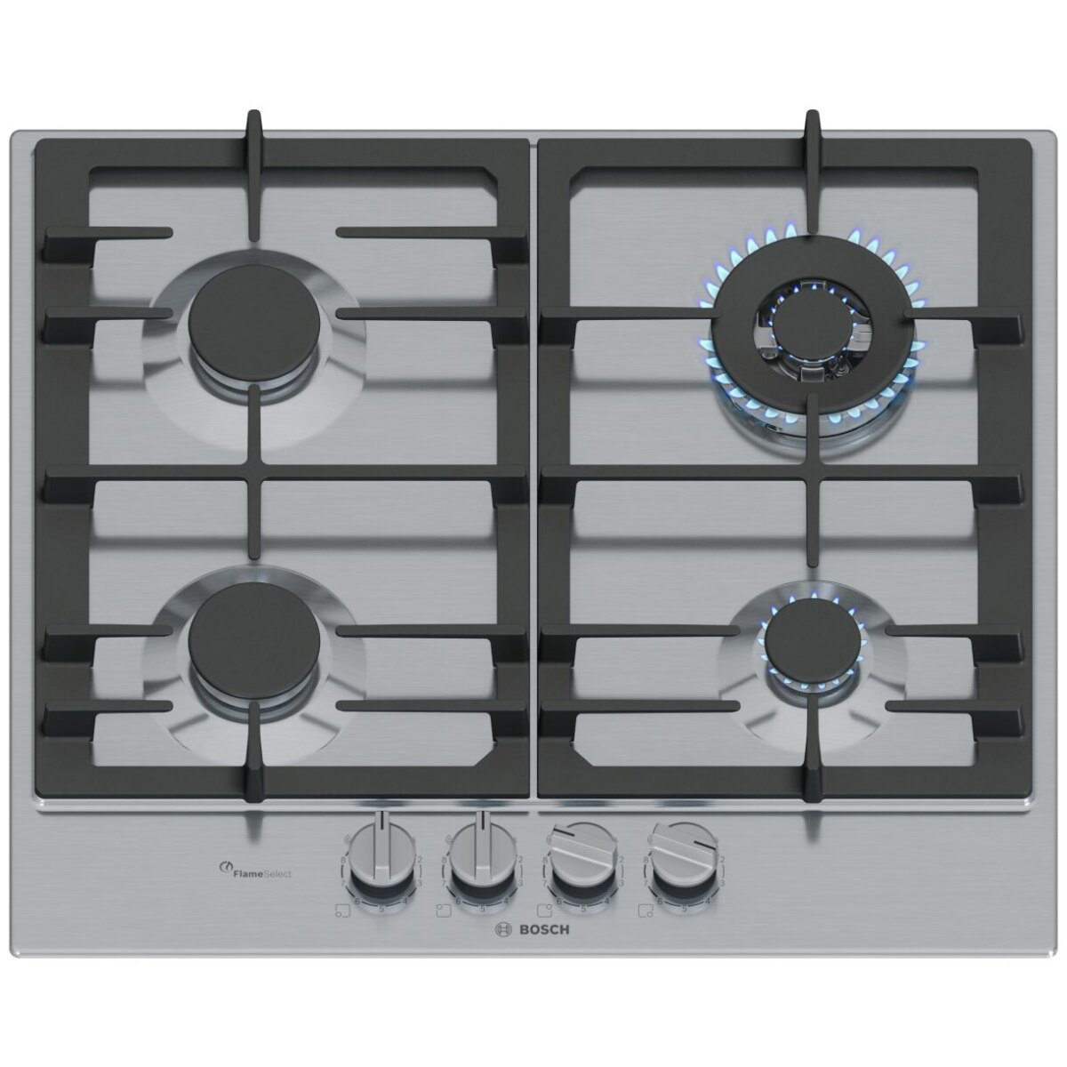 Płyta gazowa Bosch PCH6A5I90 Serie 6 (60 cm, stal szlachetna)