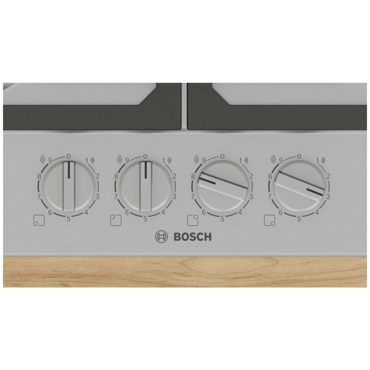 Płyta gazowa Bosch PCH6A5I90 Serie 6 (60 cm, stal szlachetna) - obrazek 2