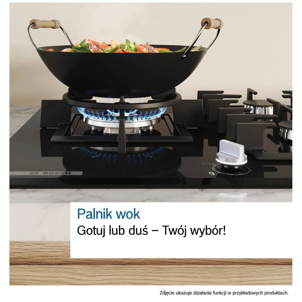 Płyta gazowa Bosch PCH6A5I90 Serie 6 (60 cm, stal szlachetna) - obrazek 7