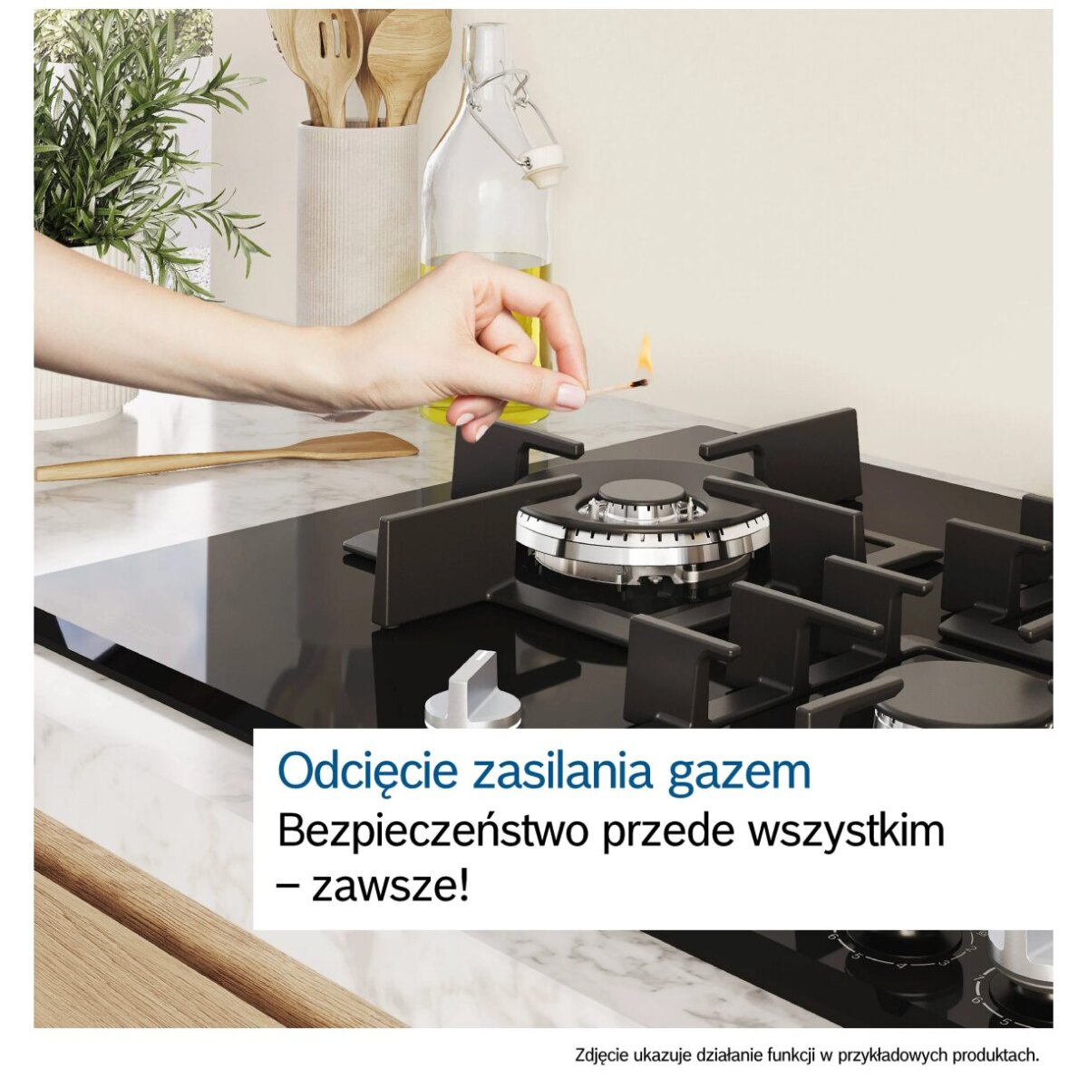 Płyta gazowa Bosch PCH6A5I90 Serie 6 (60 cm, stal szlachetna) - obrazek 10