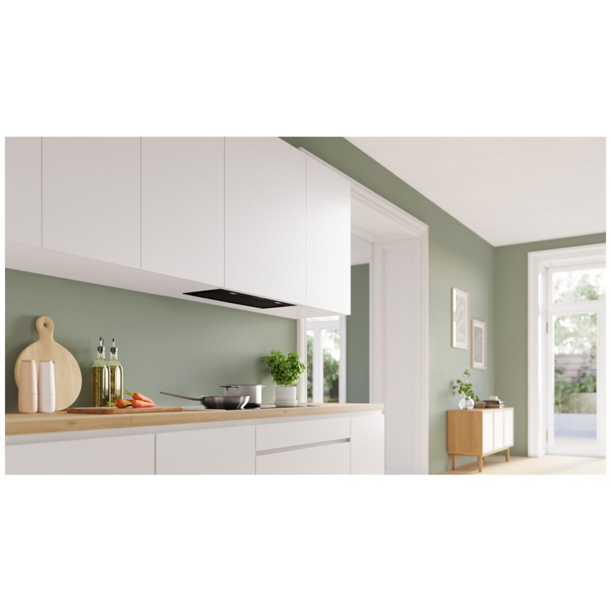 Okap wysepkowy do zabudowy Bosch DLN78PC60 Serie 8 (70 cm, czarny) - obrazek 2