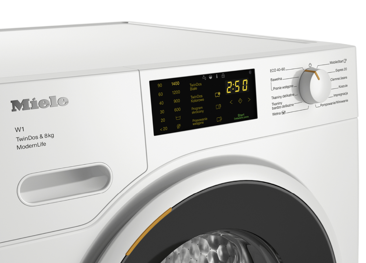 Pralka ładowana od przodu W1 WWD660 WPS TDos&8kg Miele - obrazek 3