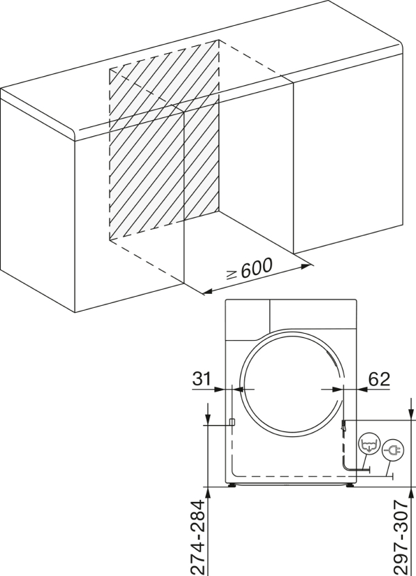 Suszarka z pompą ciepła T1 TSD263WP 8kg Miele - obrazek 2