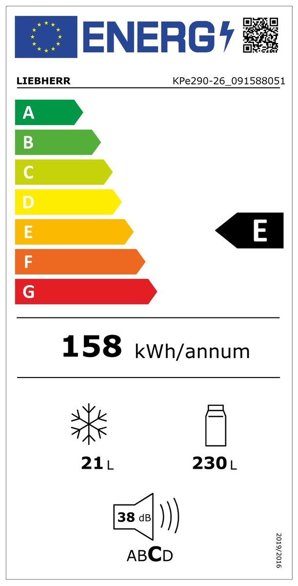 Chłodziarka wolnostojąca KPe290 - obrazek 7