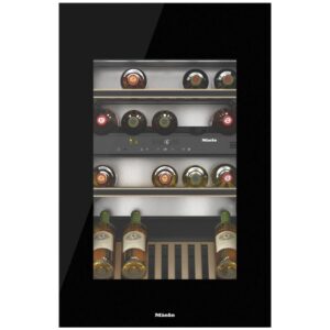 Chłodziarka na wino do zabudowy MIELE KWT 6422 iG-1 Obsidianblack (szkło)