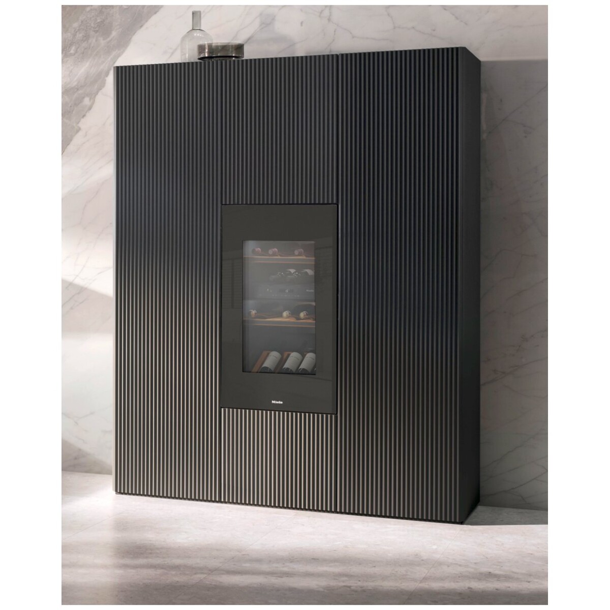 Chłodziarka na wino do zabudowy MIELE KWT 6422 iG-1 Obsidianblack (szkło) - obrazek 3