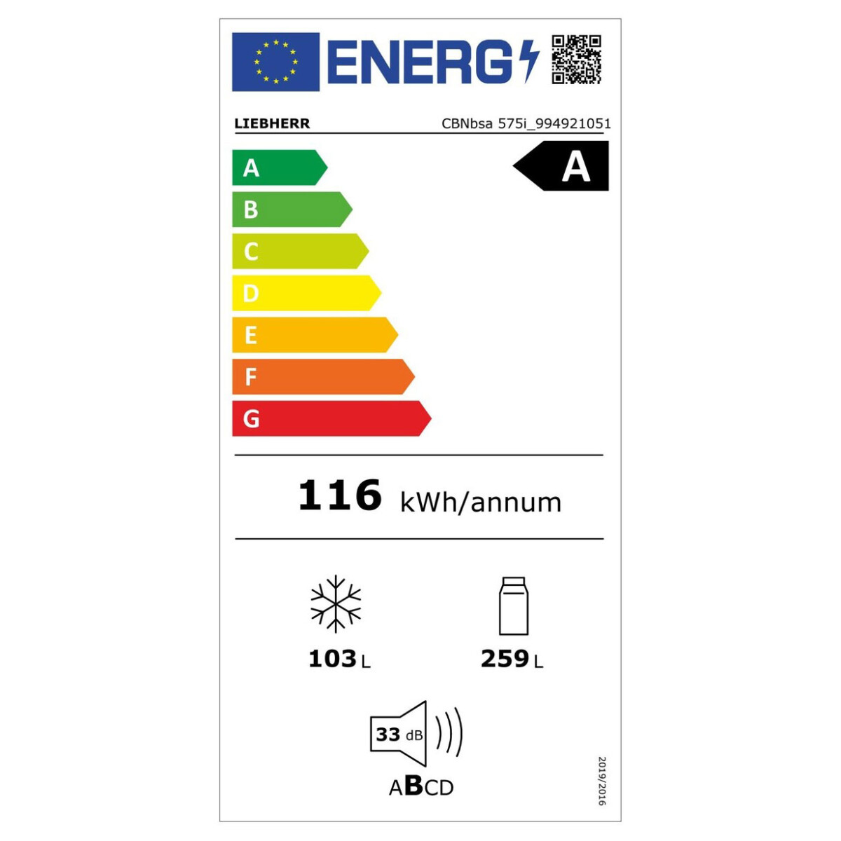 Lodówka CBNbsa 575i NoFrost wolnostojąca z systemem BioFresh - obrazek 3