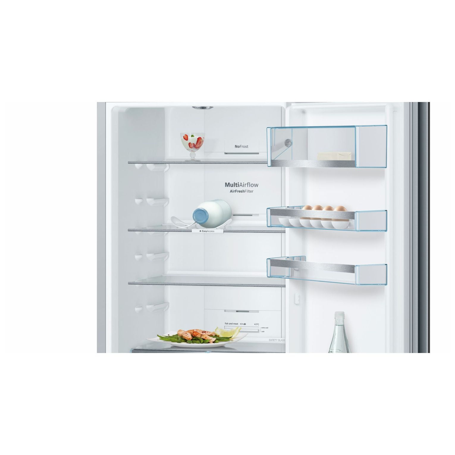 LODÓWKA Z DOLNYM ZAMRAŻALNIKIEM, NOFROST, GLASS DOOR EDITION KGN39LB35 - obrazek 2