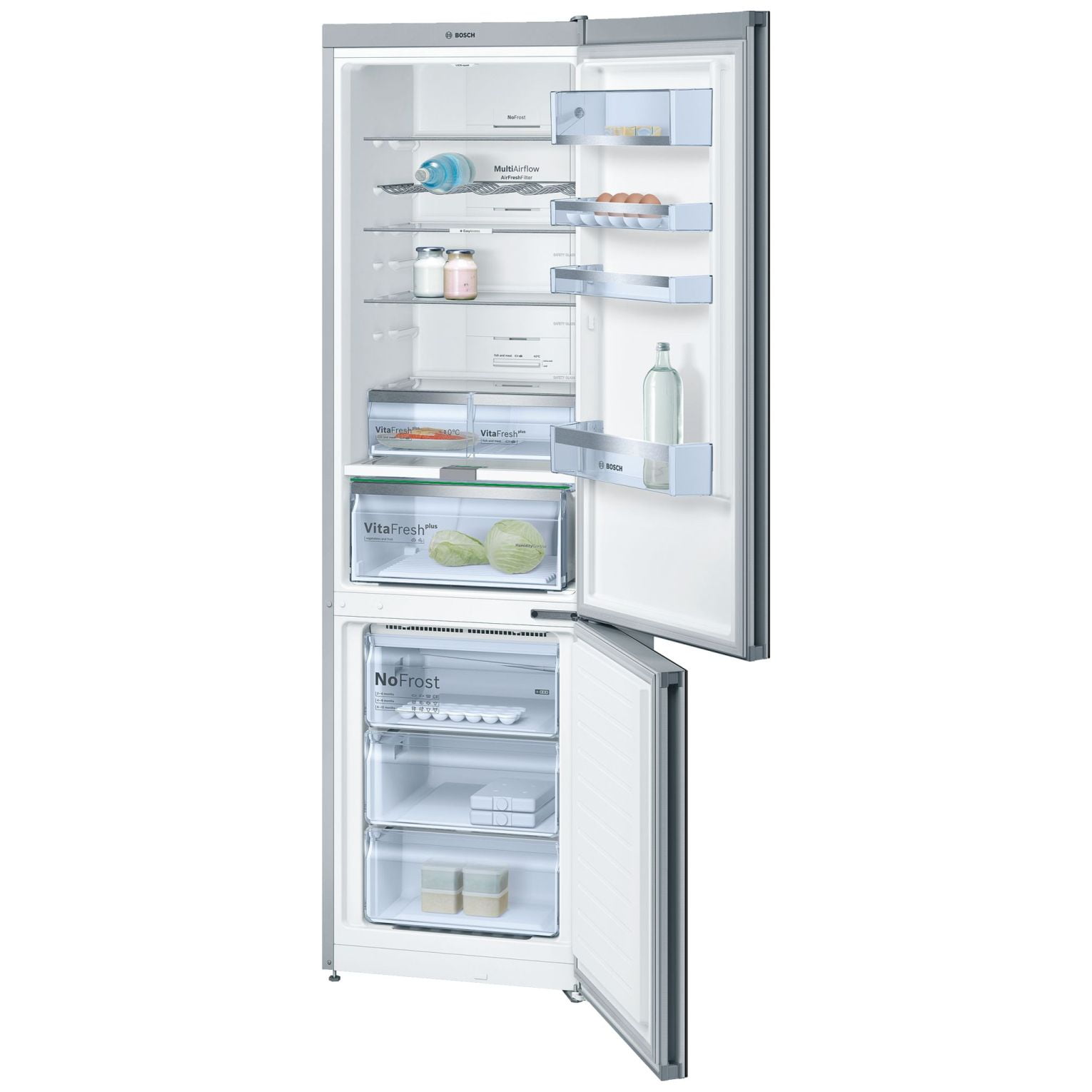 LODÓWKA Z DOLNYM ZAMRAŻALNIKIEM, NOFROST, GLASS DOOR EDITION KGN39LB35 - obrazek 3