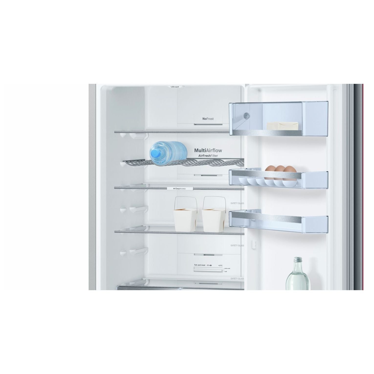 LODÓWKA Z DOLNYM ZAMRAŻALNIKIEM, NOFROST, GLASS DOOR EDITION KGN39LR35 - obrazek 2