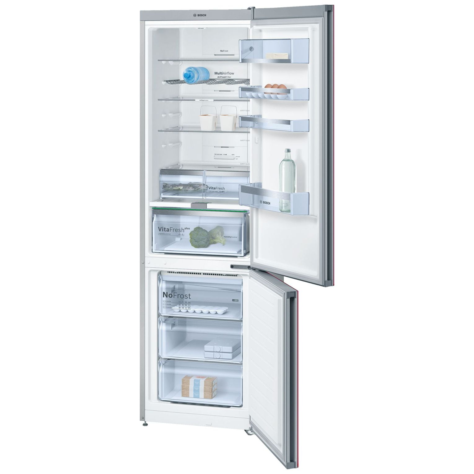 LODÓWKA Z DOLNYM ZAMRAŻALNIKIEM, NOFROST, GLASS DOOR EDITION KGN39LR35 - obrazek 3