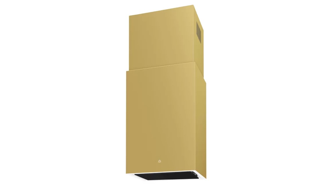 Okap wyspowy Cube W złoty 40cm CIARKO CDW4001Z