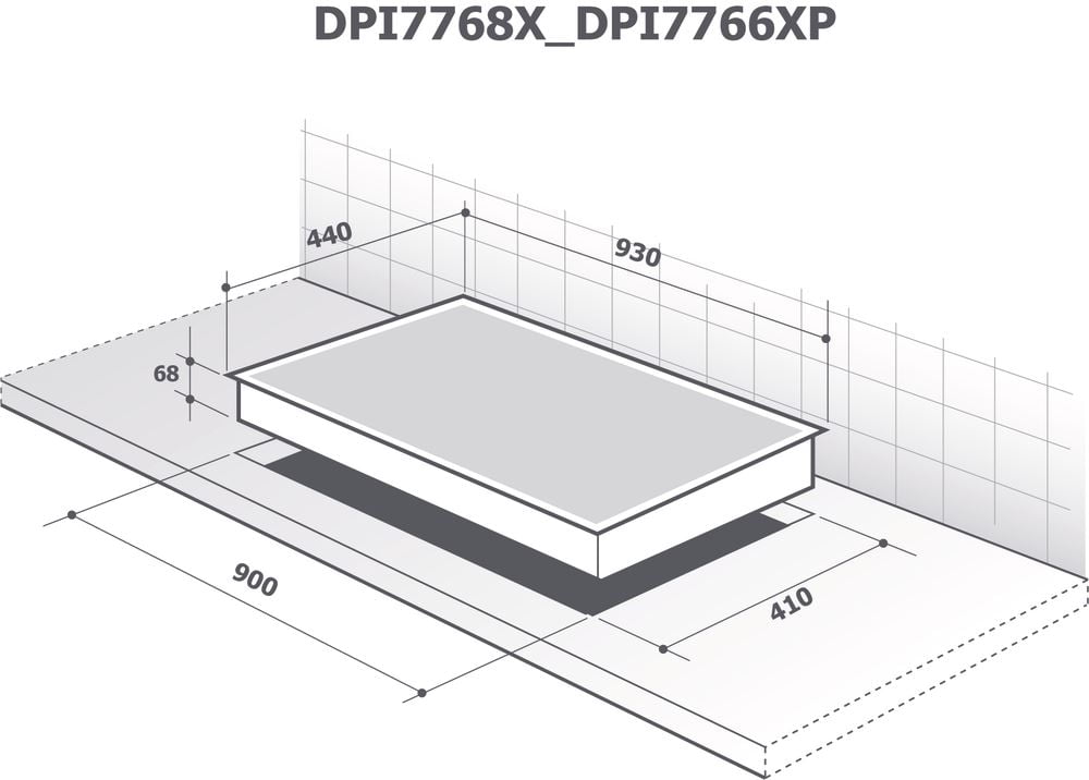 Płyta indukcyjna horizone 90cm DPI7768X De Dietrich - obrazek 2