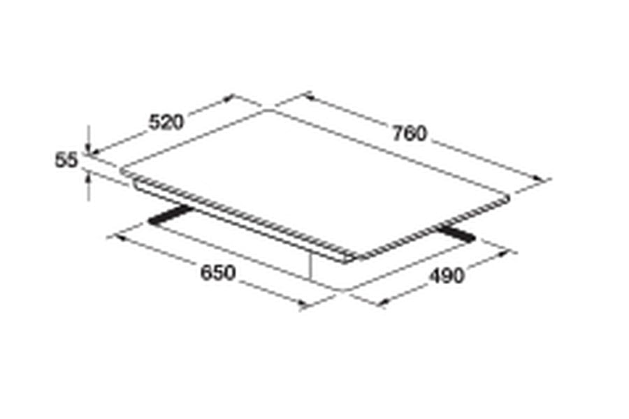PŁYTA GAZOWA FCLH 755 G T WK BK - obrazek 2