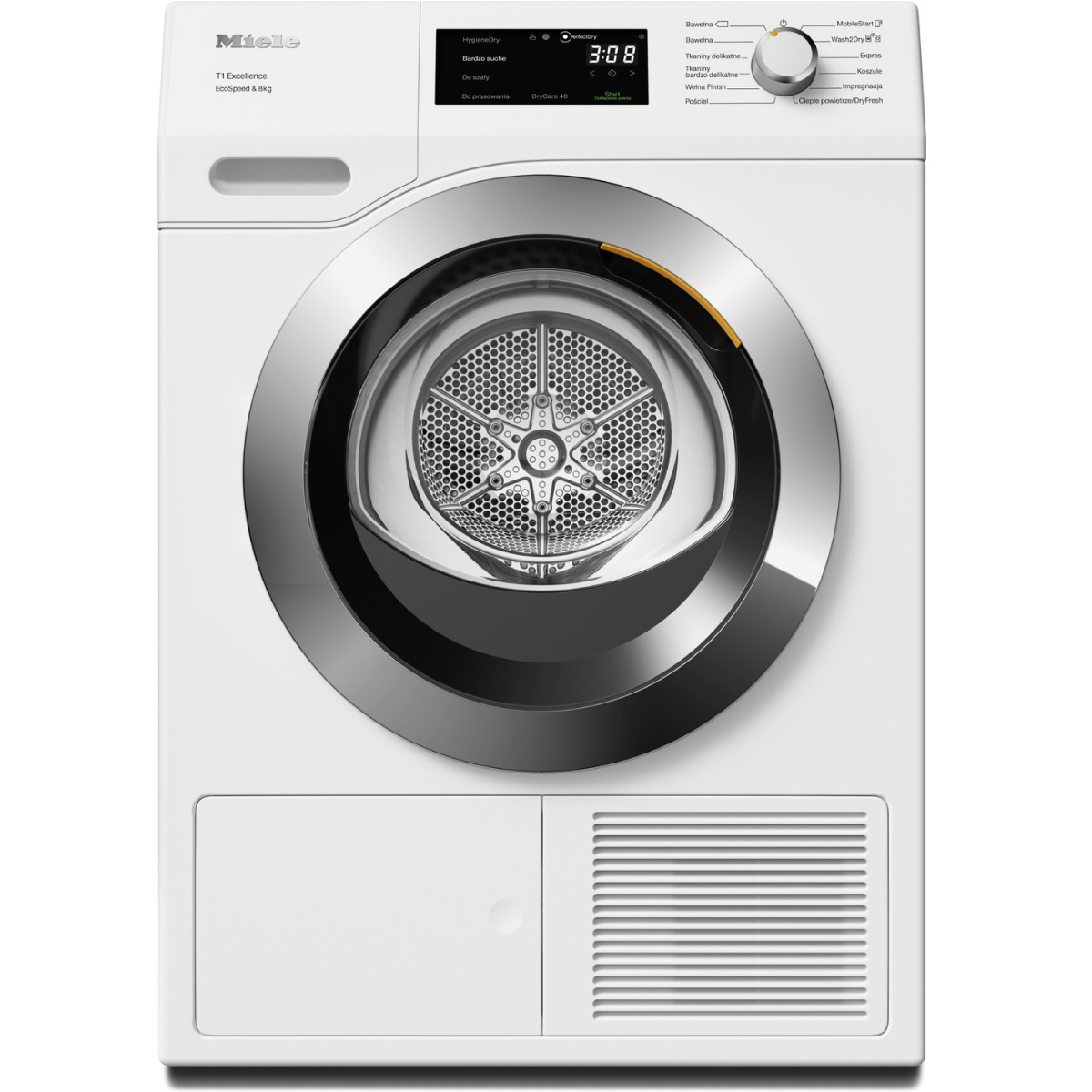 Suszarka z pompą ciepła T1 TEF775WP EcoSpeed&8kg Miele