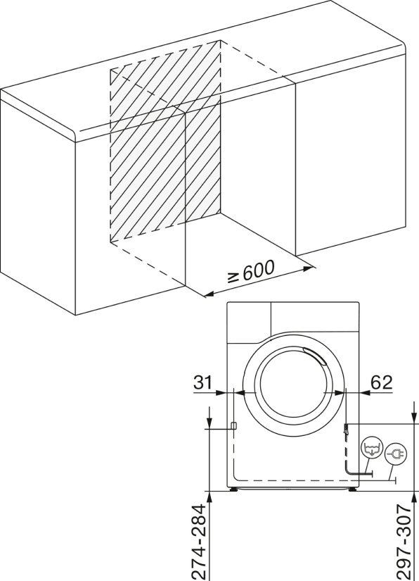 Suszarka z pompą ciepła T1 TEF775WP EcoSpeed&8kg Miele - obrazek 2