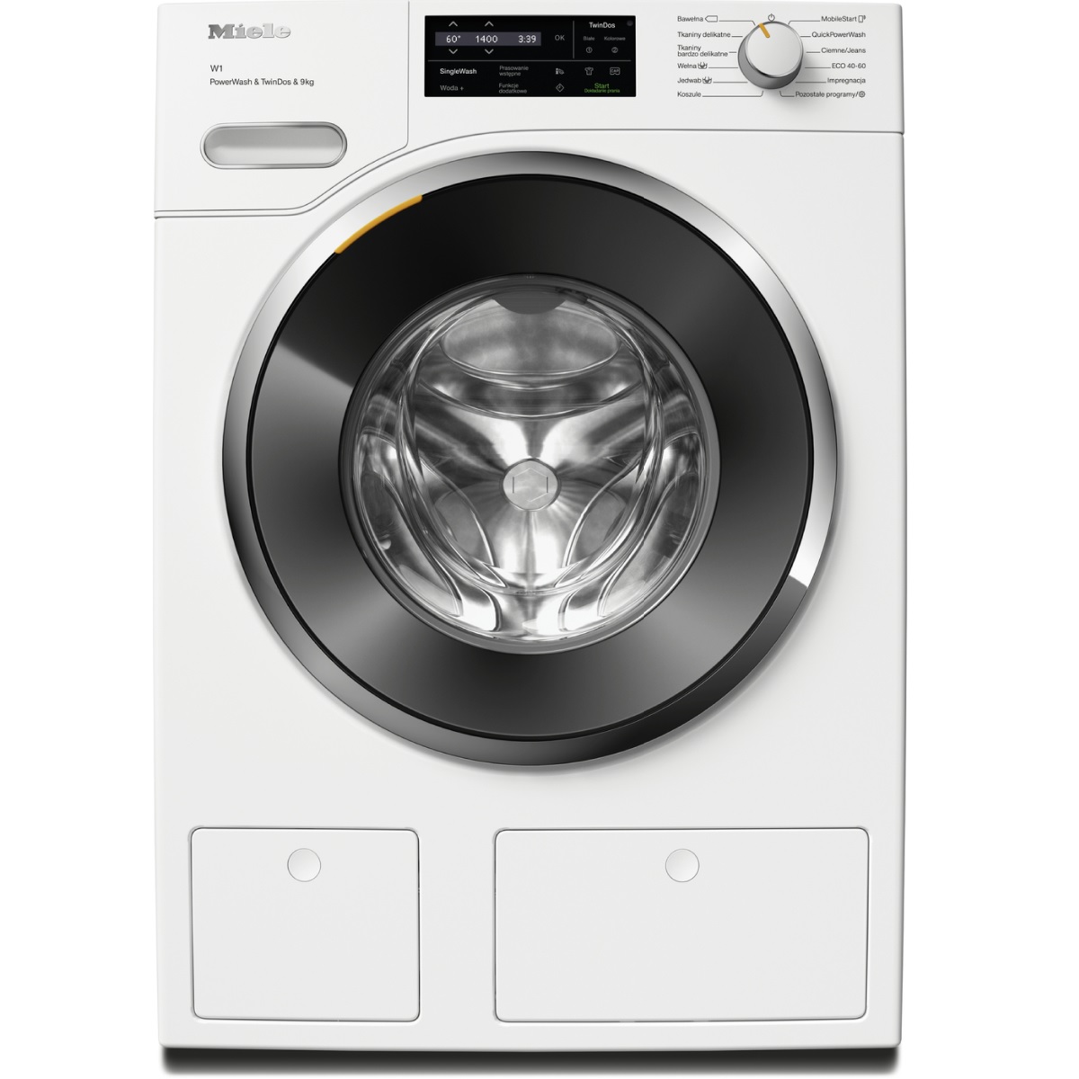 Pralka ładowana od przodu W1 WWI860 WCS PWash&TDos&9kg Miele