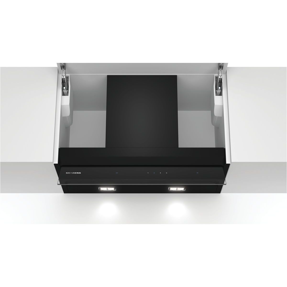 Okap Siemens LJ67BAM60 iQ500 Integrated Design Hood 60 cm Czarne szkło
