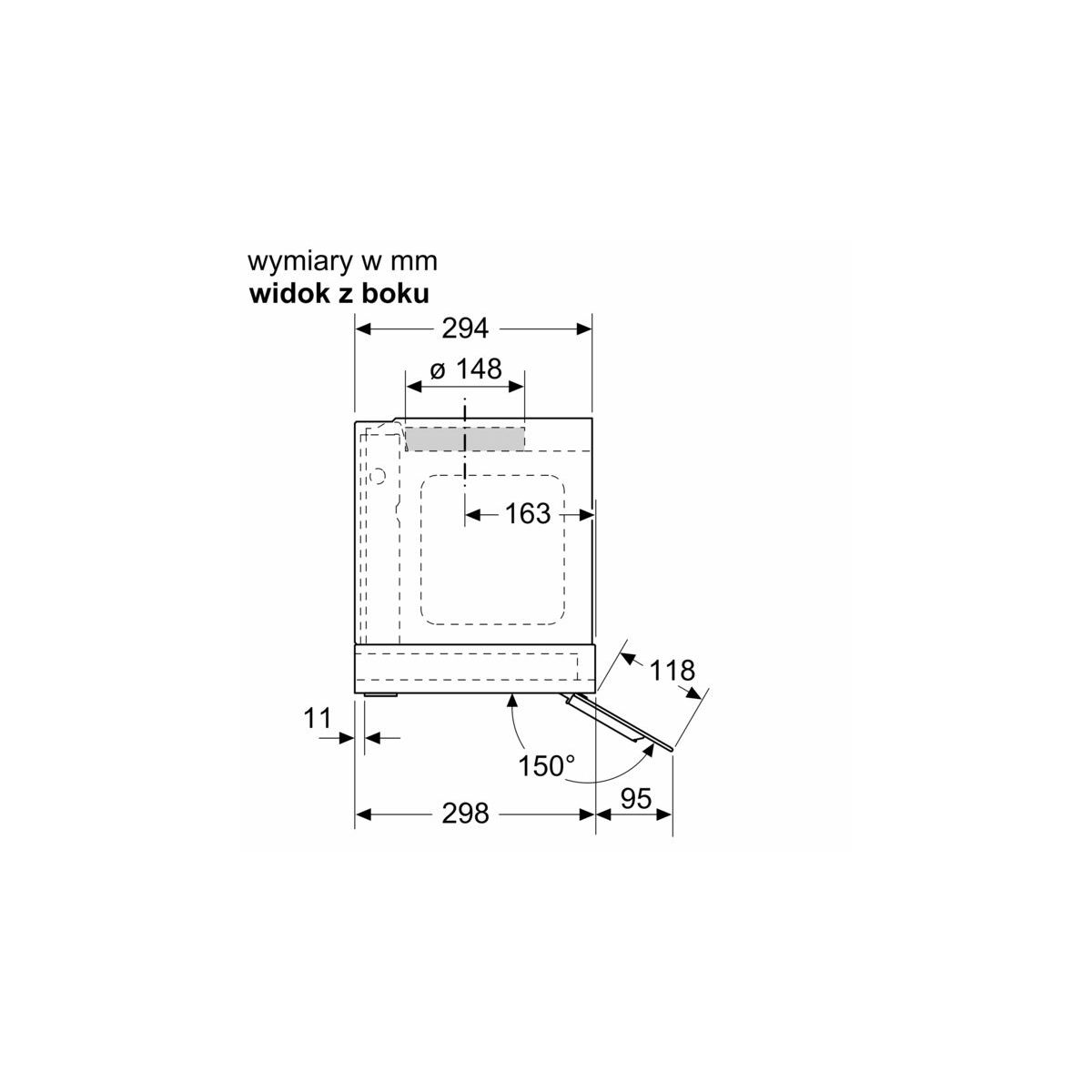 Okap Siemens LJ67BAM60 iQ500 Integrated Design Hood 60 cm Czarne szkło - obrazek 8