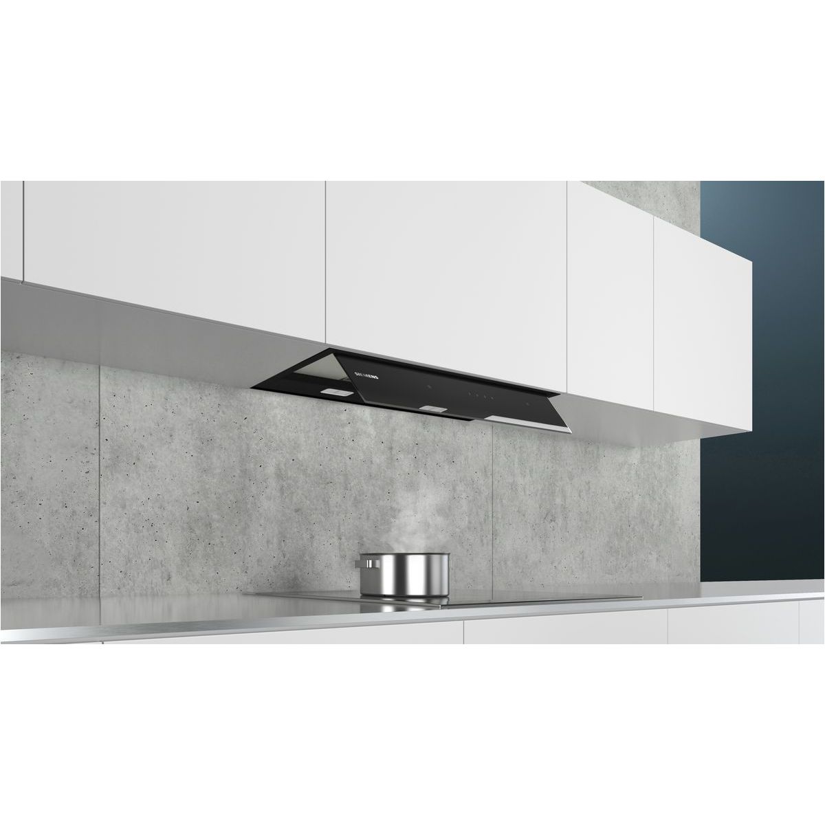 Okap Siemens LJ67BAM60 iQ500 Integrated Design Hood 60 cm Czarne szkło - obrazek 5