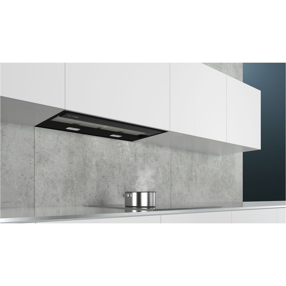 Okap Siemens LJ67BAM60 iQ500 Integrated Design Hood 60 cm Czarne szkło - obrazek 3