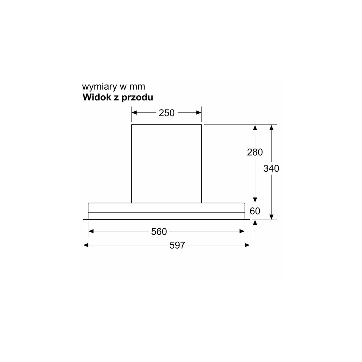 Okap Siemens LJ67BAM60 iQ500 Integrated Design Hood 60 cm Czarne szkło - obrazek 12