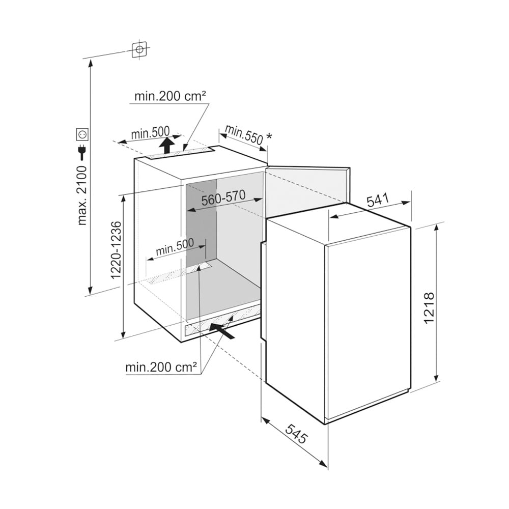 LODÓWKA PURE IRSe 4100 - obrazek 3