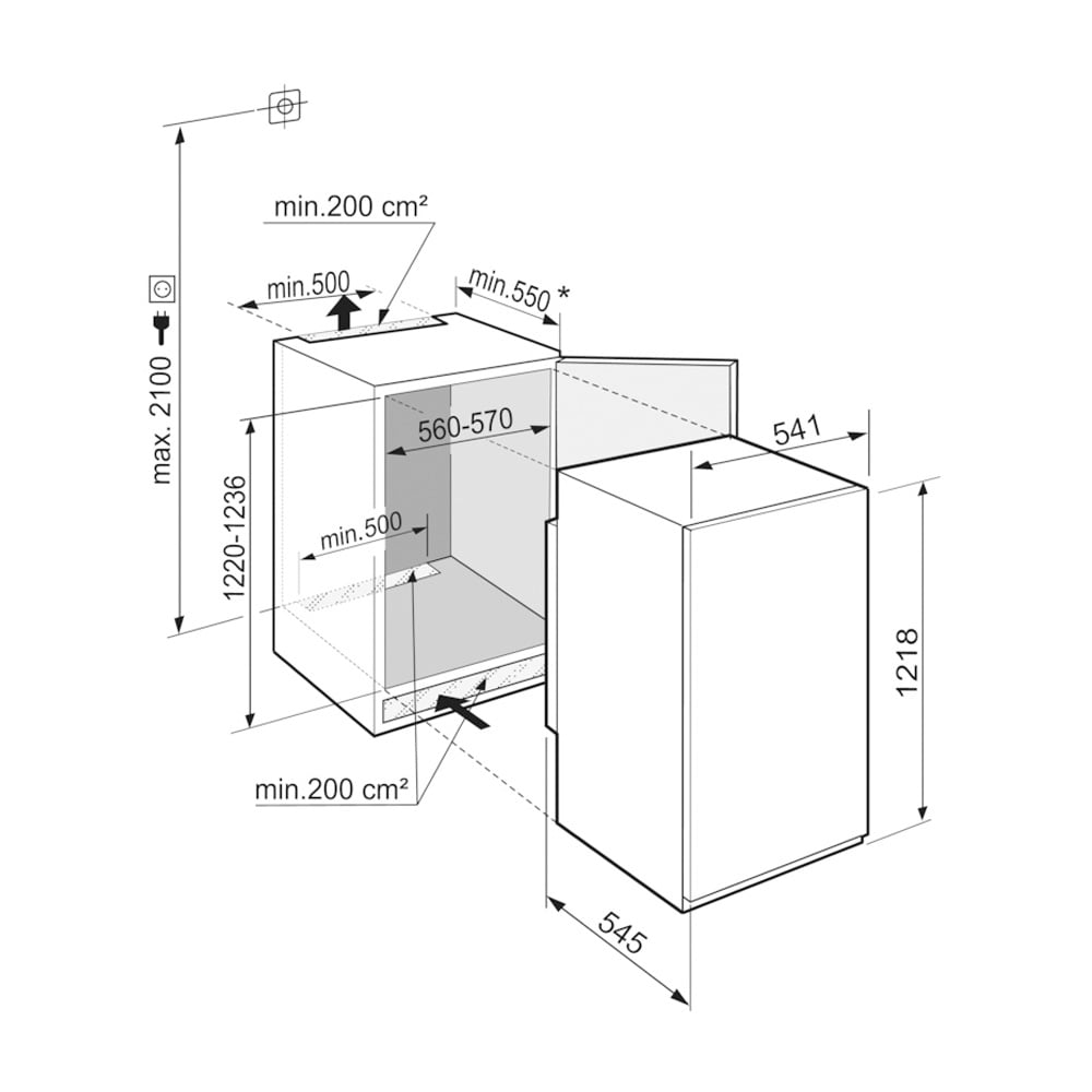 LODÓWKA PURE IRSe 4101 - obrazek 4