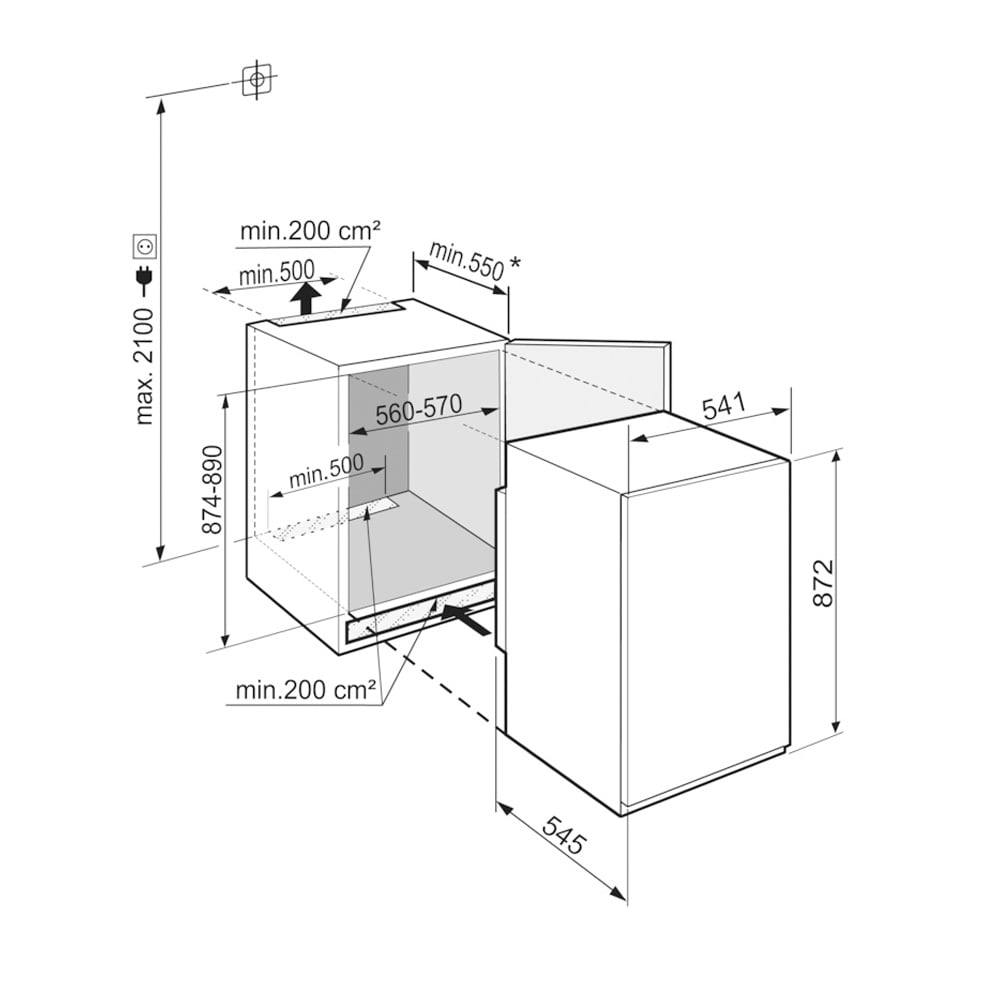LODÓWKA PURE IRSf 3900 - obrazek 2