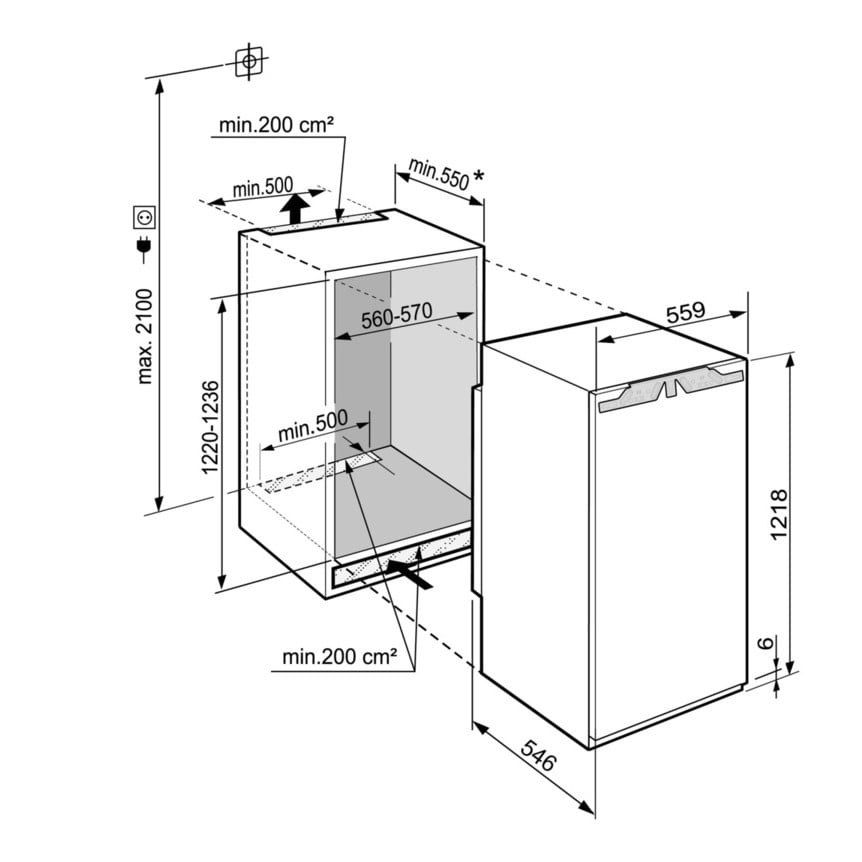 LODÓWKA PURE IRe 4101 - obrazek 4