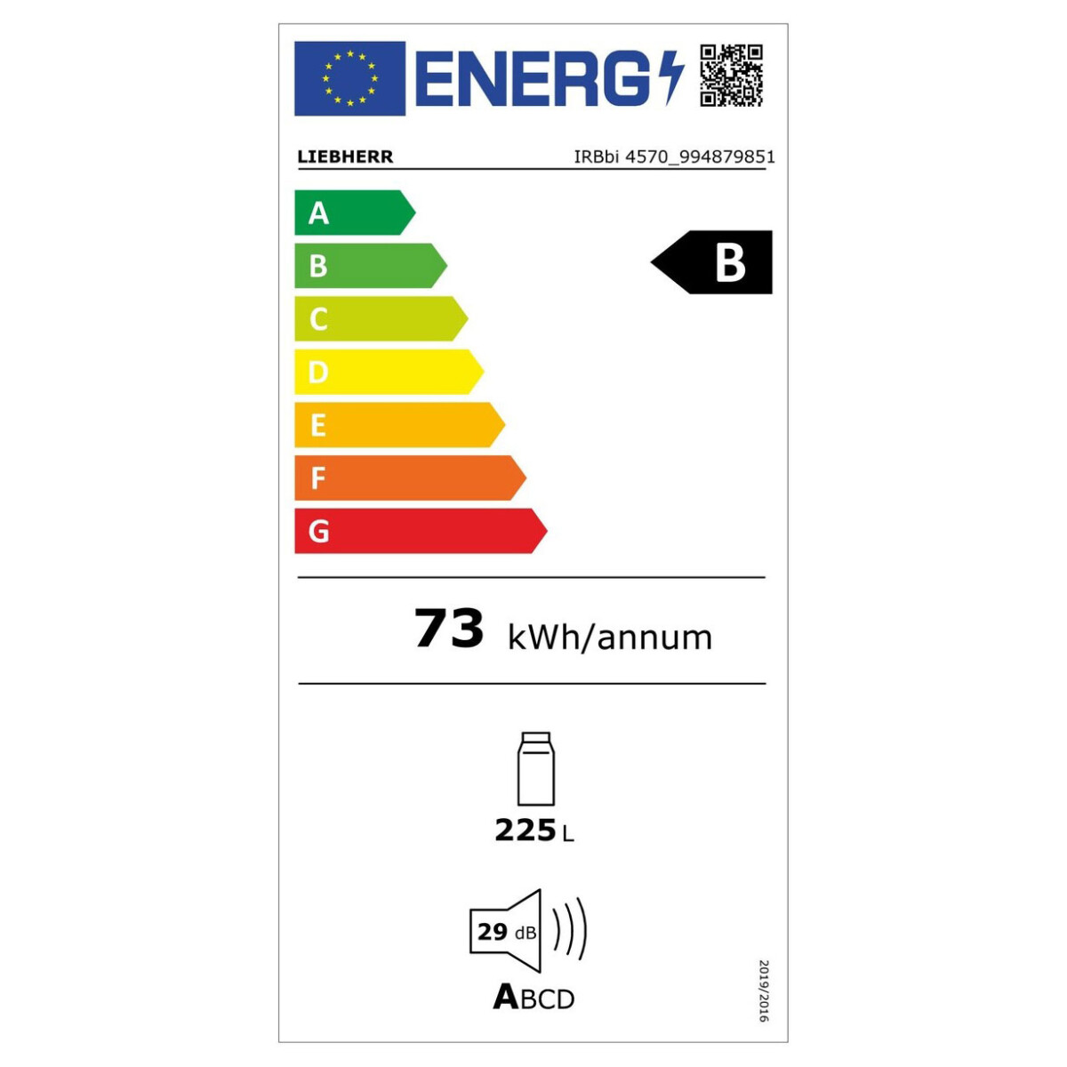 LODÓWKA PEAK BIOFRESH IRBbi 4570 - obrazek 5