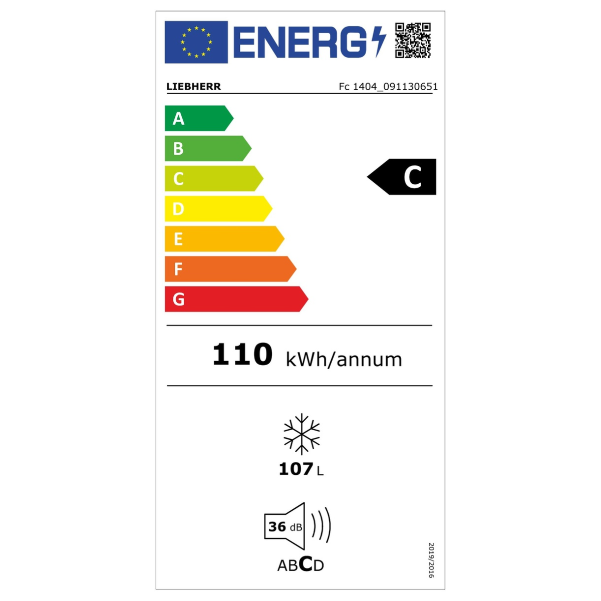 Zamrażarka podblatowa Liebherr Fc 1404 z systemem SmartFrost - obrazek 13
