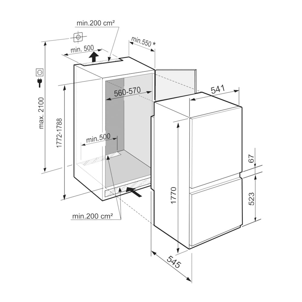 LODÓWKA PLUS ICSe 5122 - obrazek 4