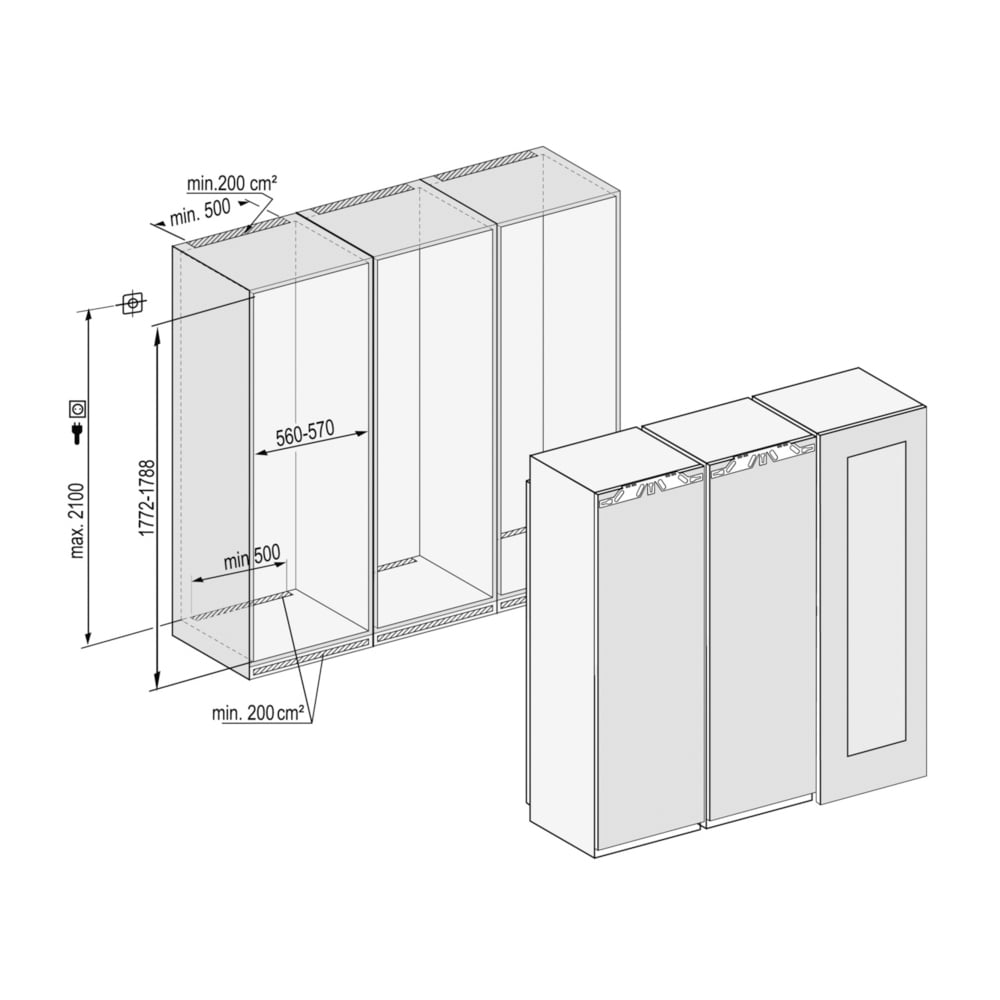 LODÓWKA SIDE-BY-SIDE BIOFRESH NOFROST SBSWgb 99I5 - obrazek 6