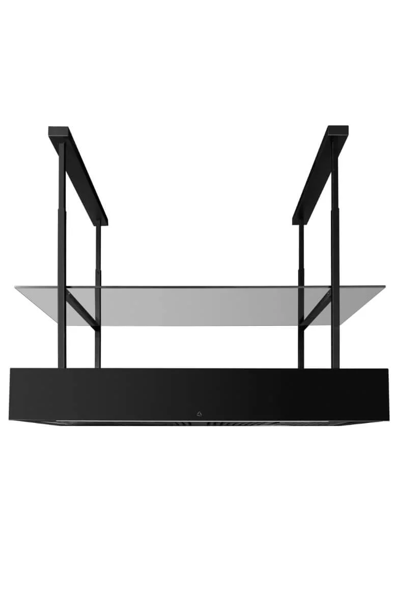 Okap wyspowy Minimal 1 czarny okap i czarny panel fabryczny 120cm CIARKO CDW1201C - obrazek 2