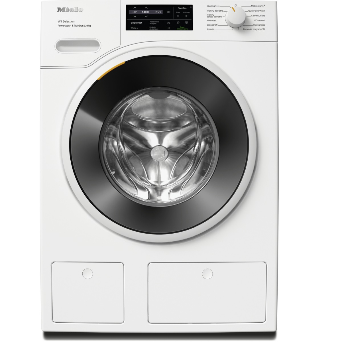 Pralka ładowana od przodu W1 WSI863 WCS PWash&TDos&9kg Miele