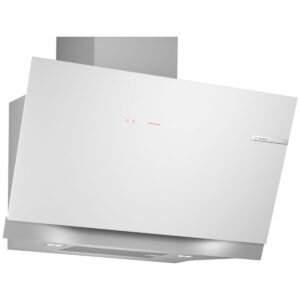 Okap naścienny Bosch DWK91LT20 90 cm Serie 8 Białe szkło
