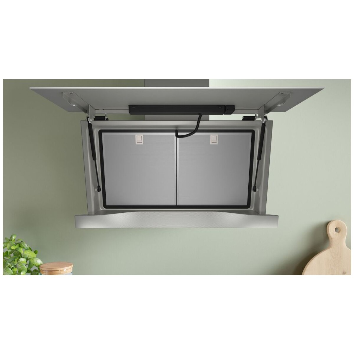 Okap naścienny Bosch DWK91LT20 90 cm Serie 8 Białe szkło - obrazek 6