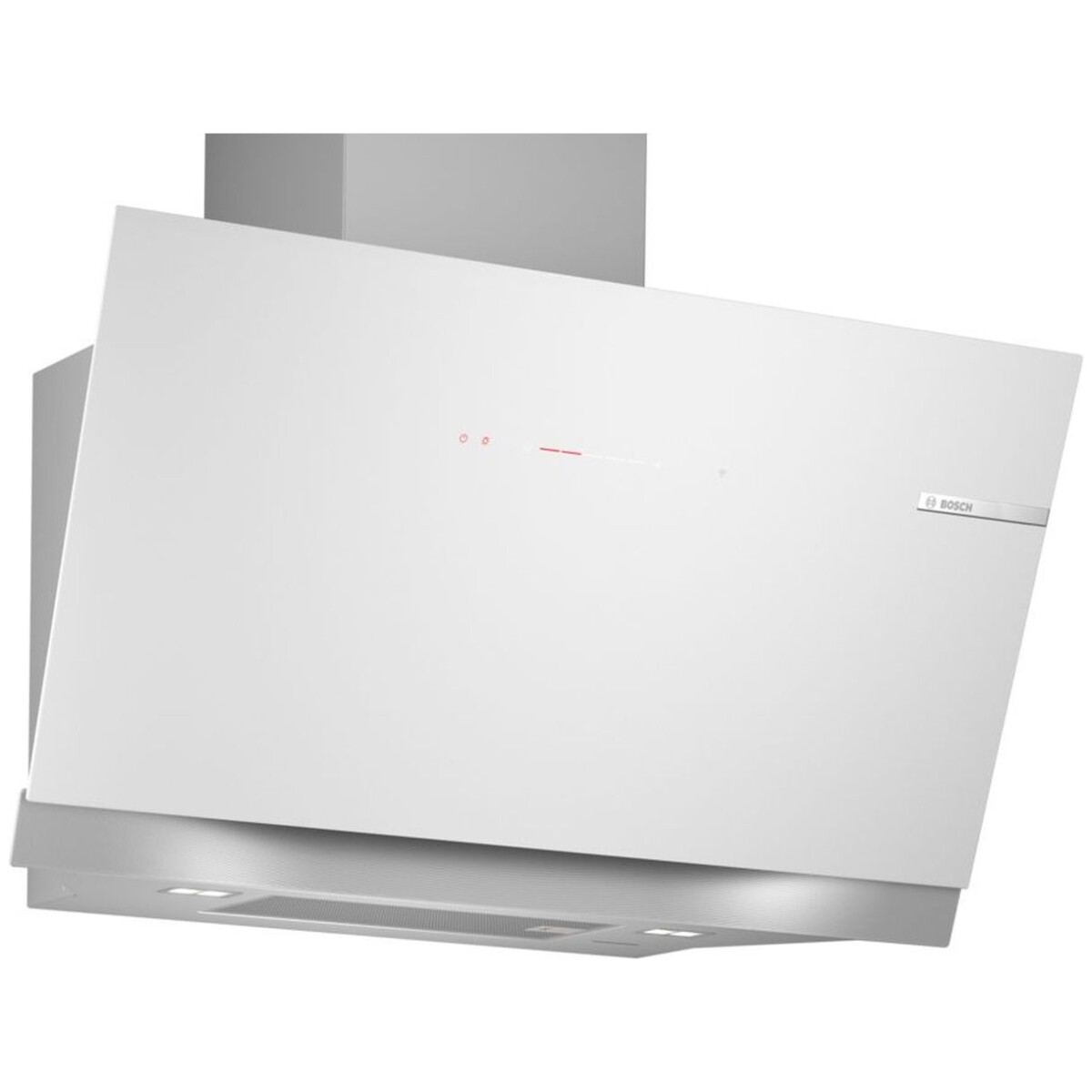 Okap naścienny Bosch DWK91LT20 90 cm Serie 8 Białe szkło
