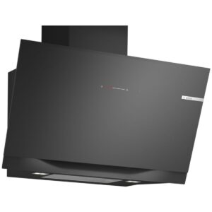 Okap naścienny Bosch DWK91LT60 90 cm Serie 8 Czarne szkło