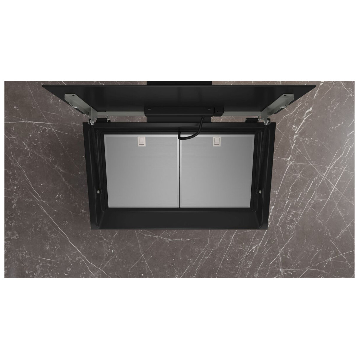 Okap naścienny Siemens LC81KAN60 iQ500 80 cm Czarne szkło - obrazek 6