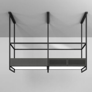 Okap nad wyspą PRF0165965 OPEN SUITE SUPERIOR 80cm czarny