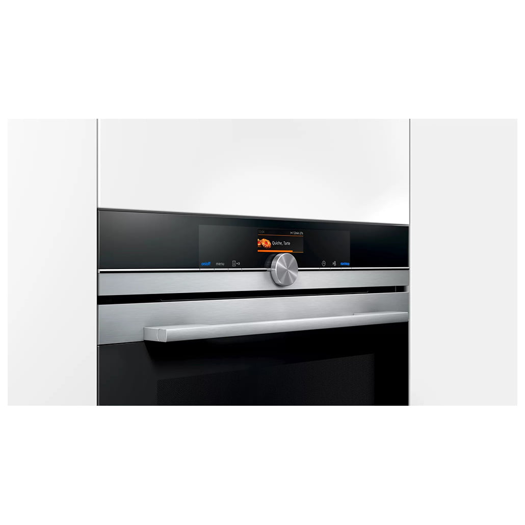 Piekarnik do zabudowy HB676GBS1 iQ700 60 x 60 cm Stalowy - obrazek 2