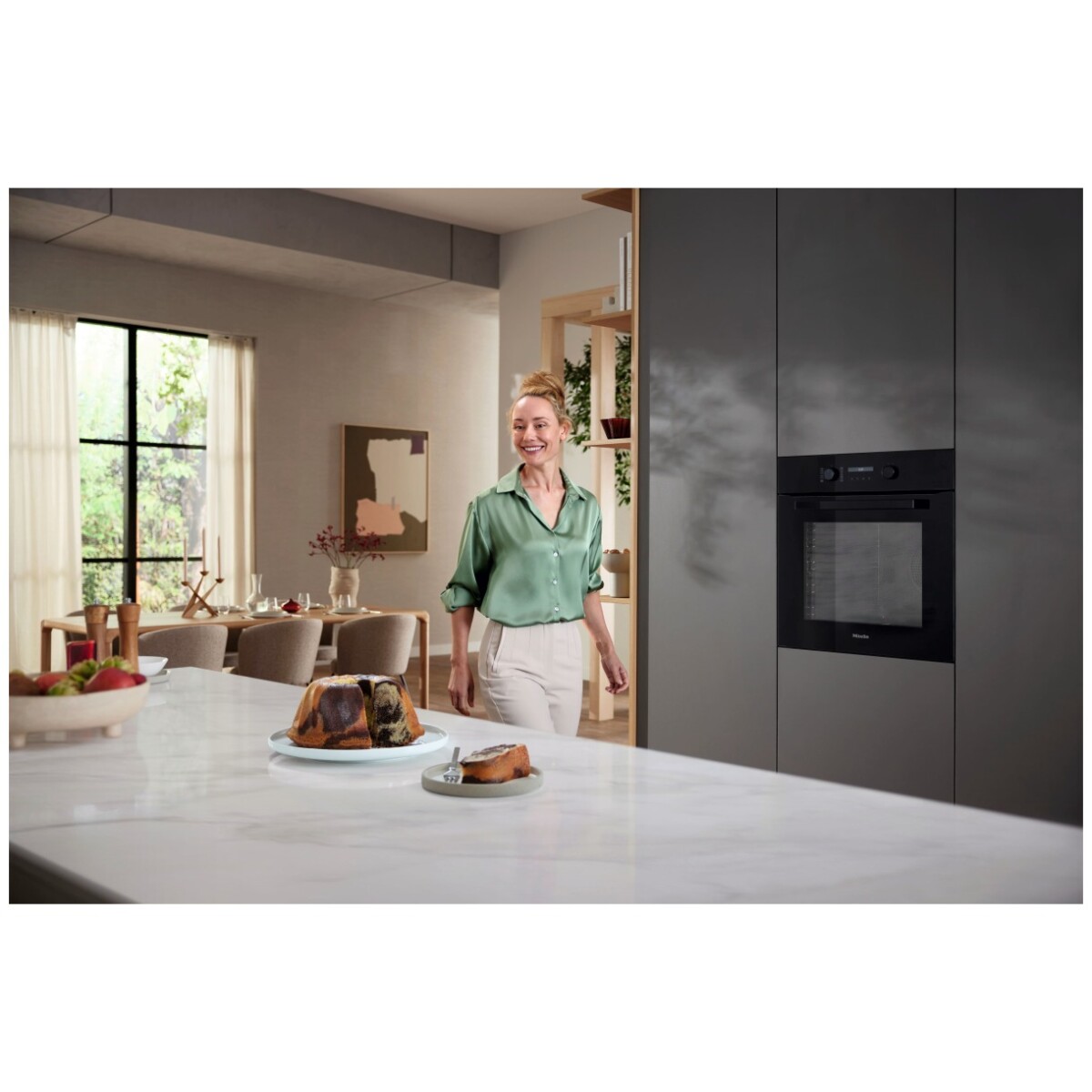 Piekarniki do zabudowy MIELE H 2861 BP ObsidianBlack - obrazek 4