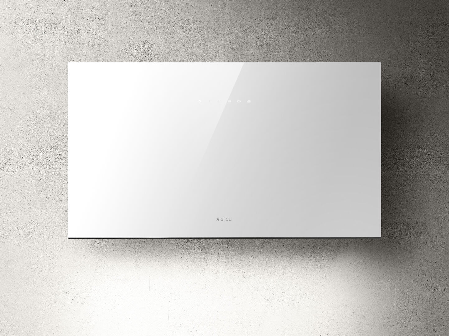 Okap naścienny PRF0165707 PLAT 55cm biały - obrazek 2