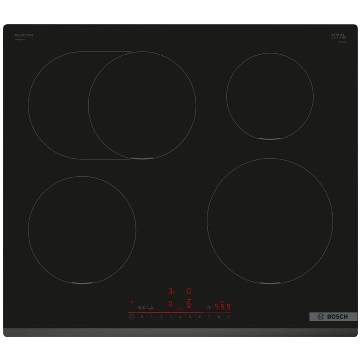Płyta indukcyjna Bosch PIF631HB1E 60 cm Serie 6 Czarny